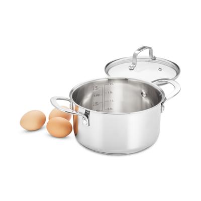 The Cellar 2.5-Qt Stainless Steel Sauce Pot with Lid – Induction Ready – Local Pickup