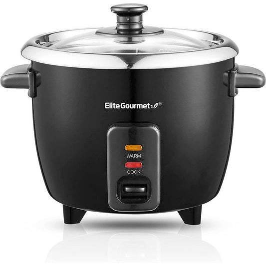 NEW Elite Gourmet 6-Cup Rice Cooker – Stainless Steel Pot – Local Pickup