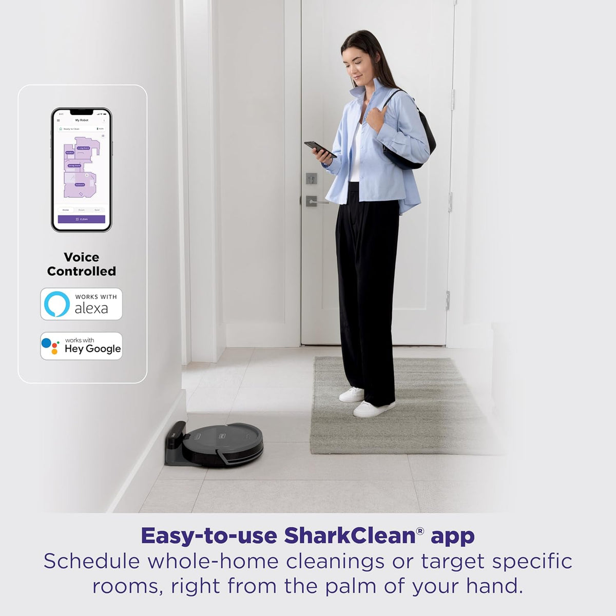LIKE NEW Shark Navigator RV2110 Robot Vacuum – LiDAR Smart Navigation.