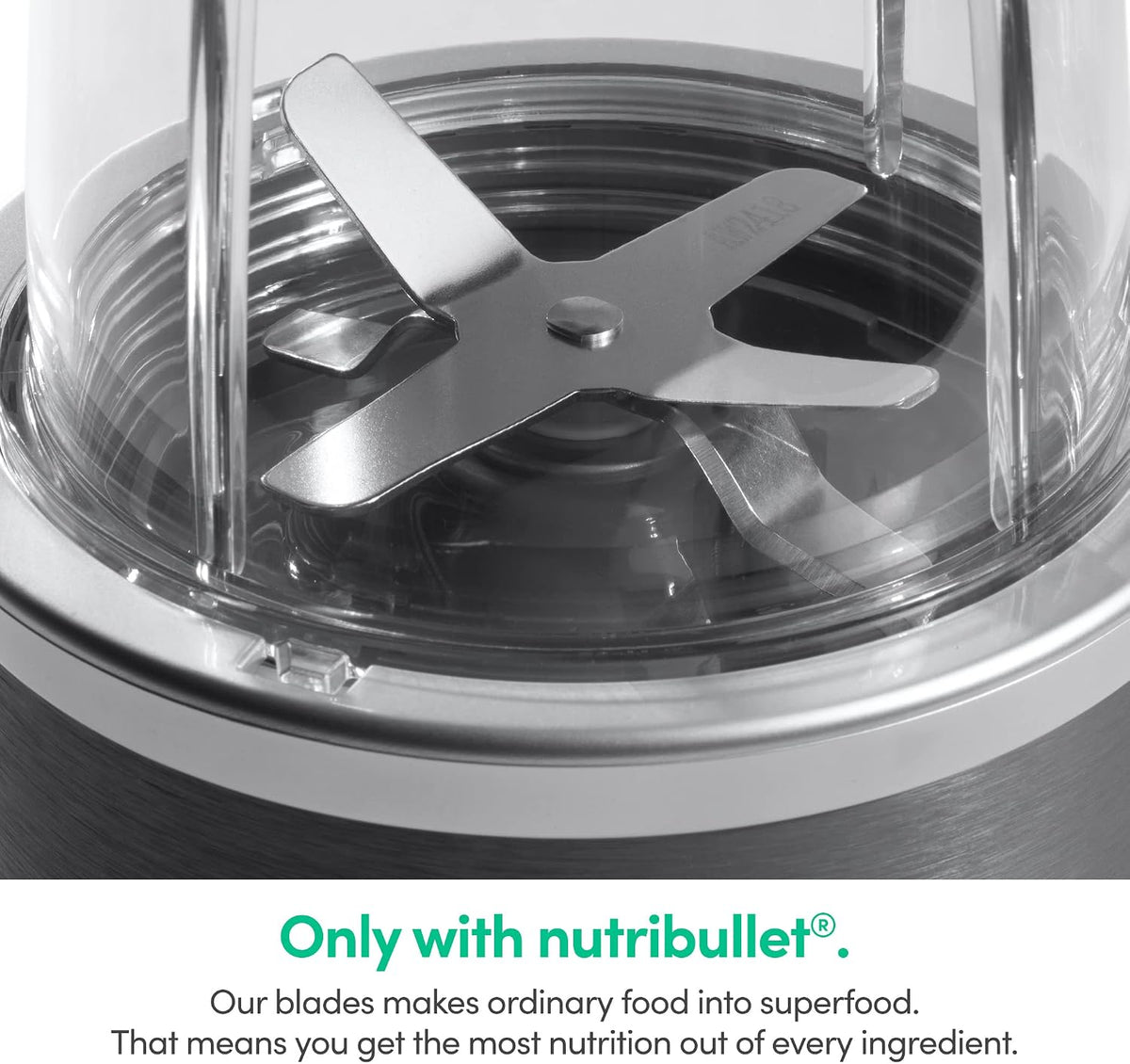 NutriBullet 600W Personal Blender – 24-Oz Cup – Dark Gray – Local Pickup