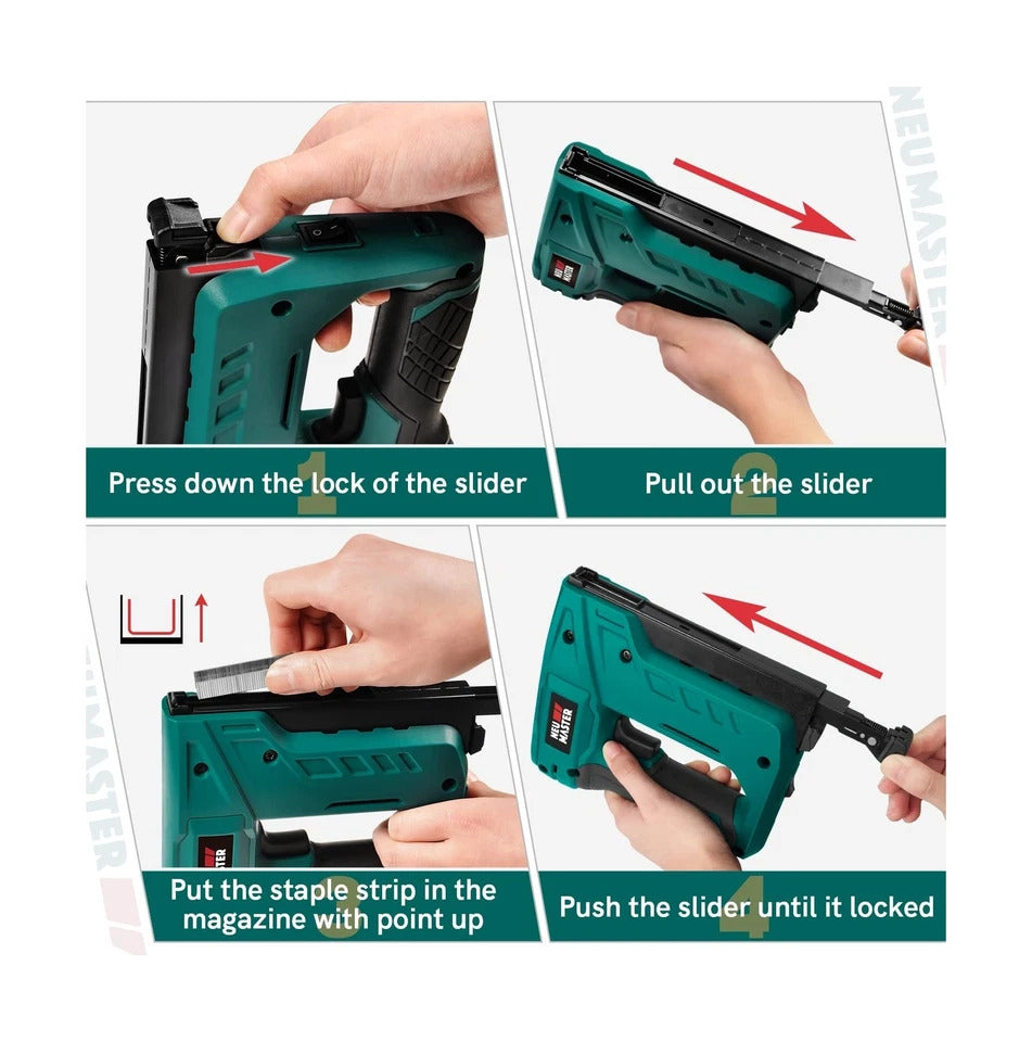 Cordless Electric Staple Gun – NEU MASTER T50 (New)