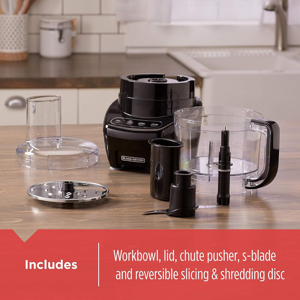 NEW Black+Decker 8-Cup Food Processor – 800W Peak Power – Local Pickup