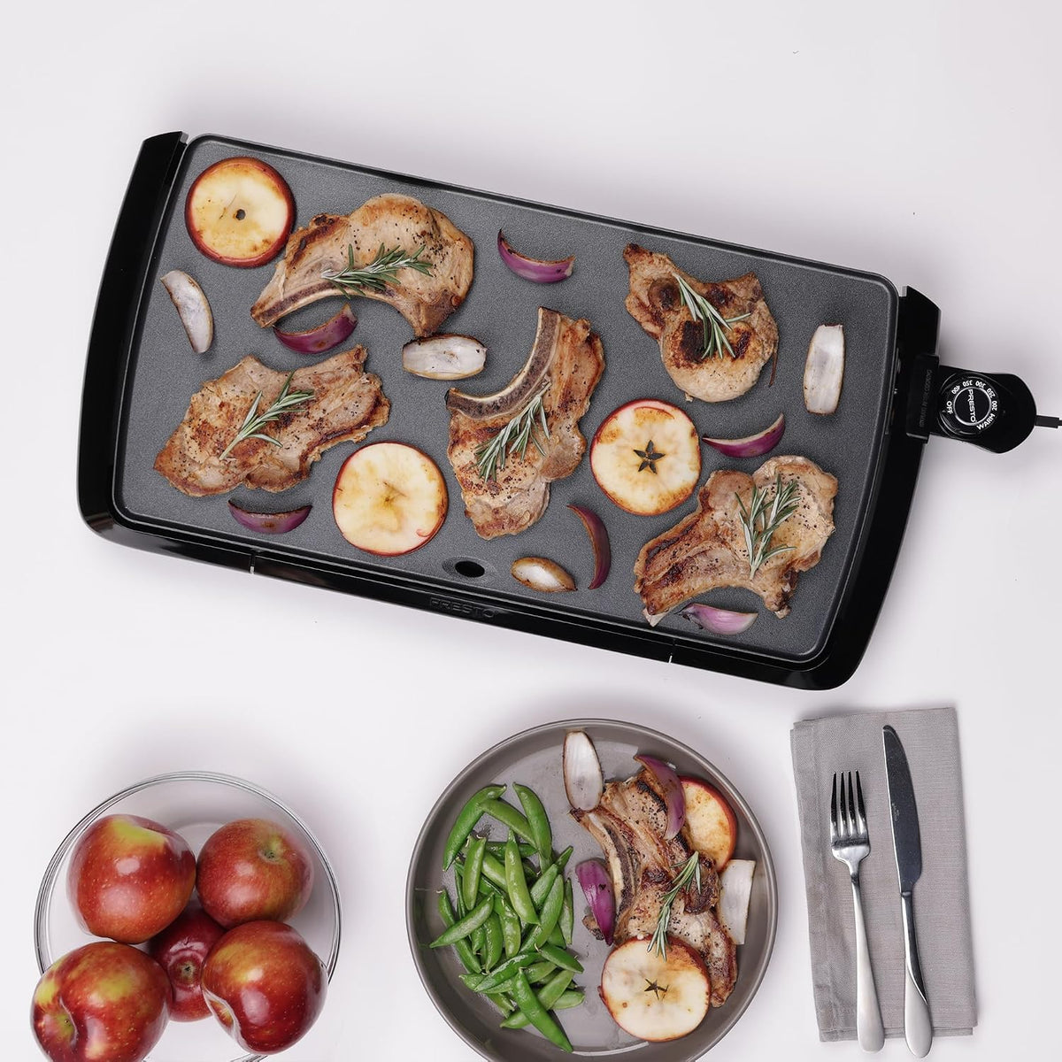 NEW Presto 20" Cool-Touch Electric Griddle – Ceramic Nonstick – Family Size