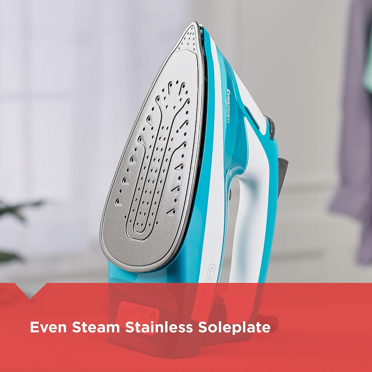 BLACK+DECKER One Step 1200W Steam Iron – Stainless Steel Soleplate – Local Pickup