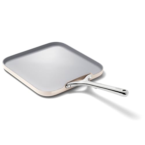 NEW Caraway 11" Square Griddle Pan – Nonstick Ceramic – Cream