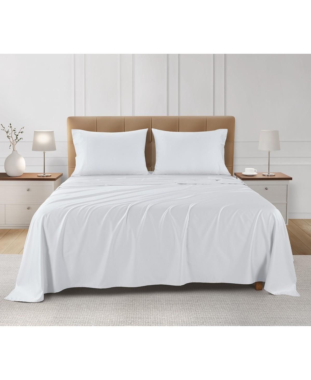 #17 SleepRX 300 Thread Count 4-Pc. Sheet Set, King - Bright White
