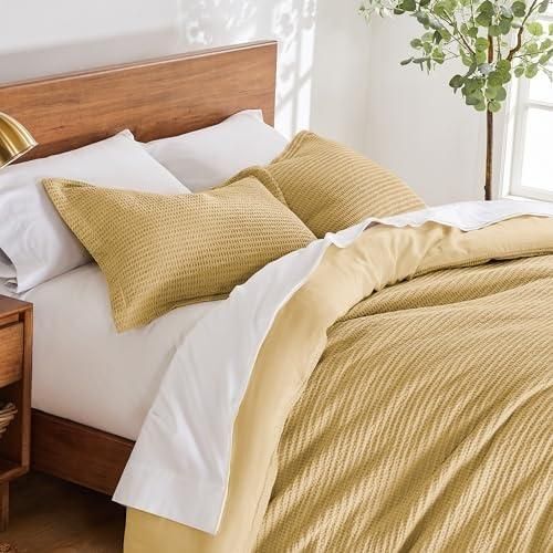 #11 Levtex Home Cloud Waffle Duvet Cover Set, King/Cal King