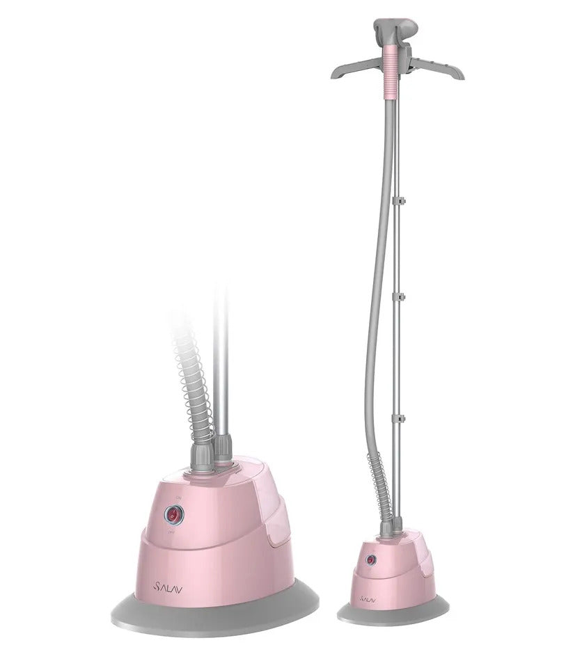 NEW SALAV Performance Garment Steamer 1500W – Blush Standing Clothes Steamer