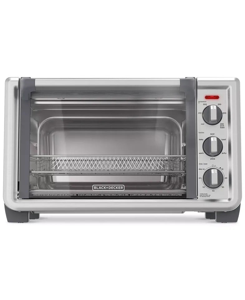 Black & Decker 6-Slice Air Fry Convection Oven – Crisp N Bake