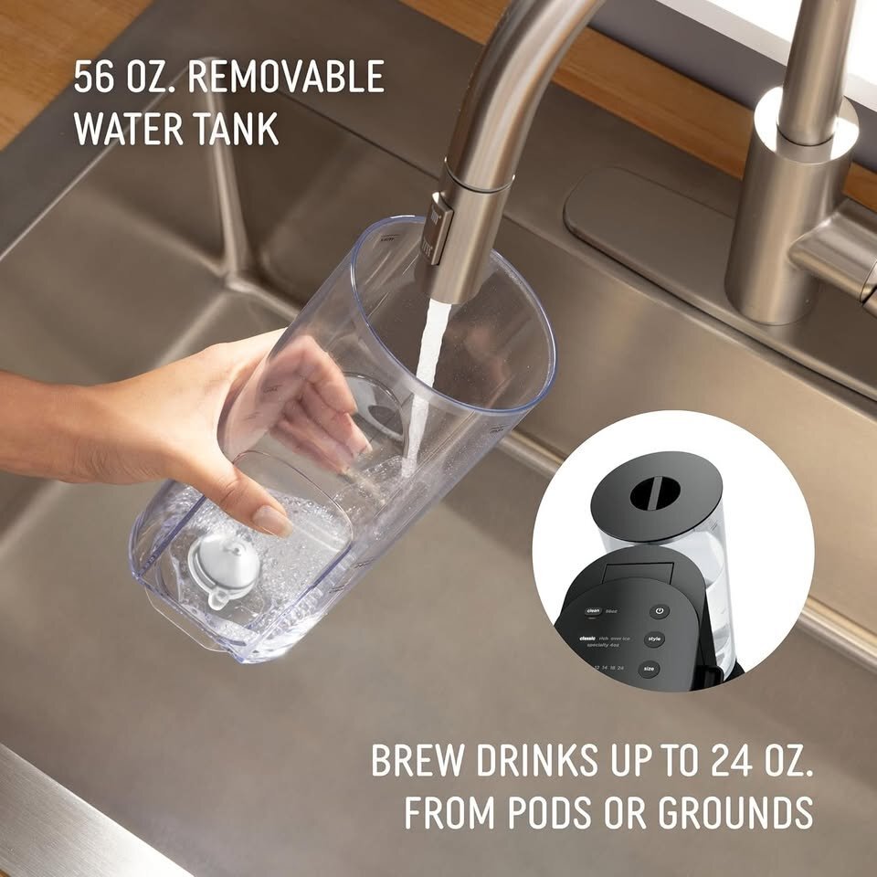 NEW Ninja Pods & Grounds Specialty Coffee Maker PB051 w/ Milk Frother