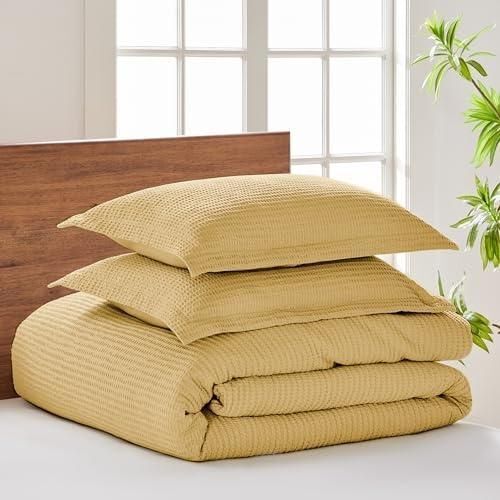 #11 Levtex Home Cloud Waffle Duvet Cover Set, King/Cal King