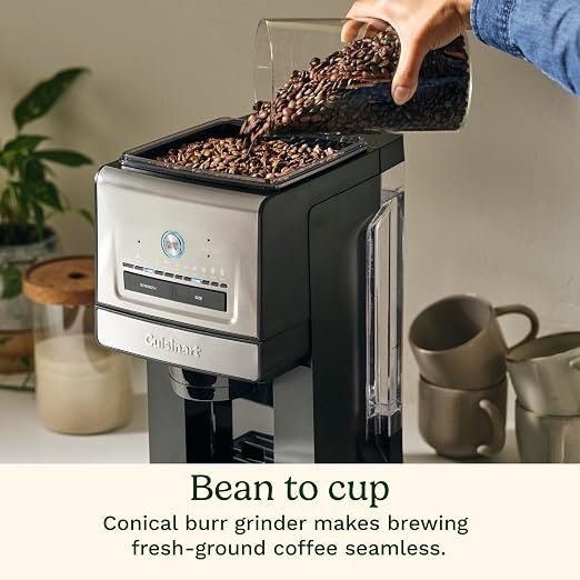 Cuisinart Grind & Brew Single Serve Coffee Maker w/ Burr Grinder DGB-300 Like New