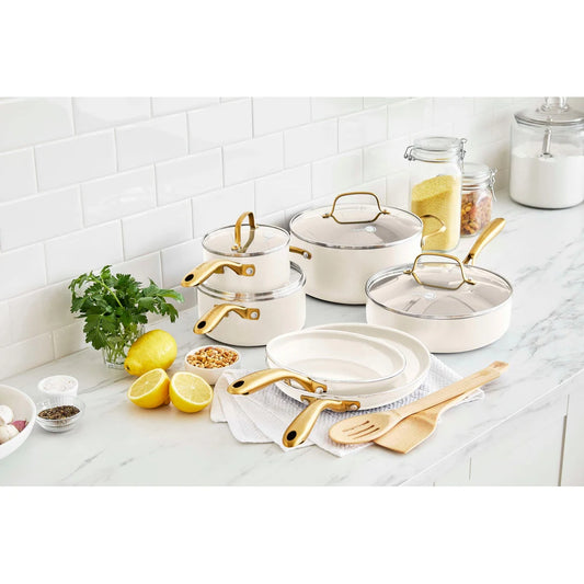 OPEN BOX GreenPan Studio 10-Pc Ceramic Nonstick Cookware Set – Floor Display – Local Pickup