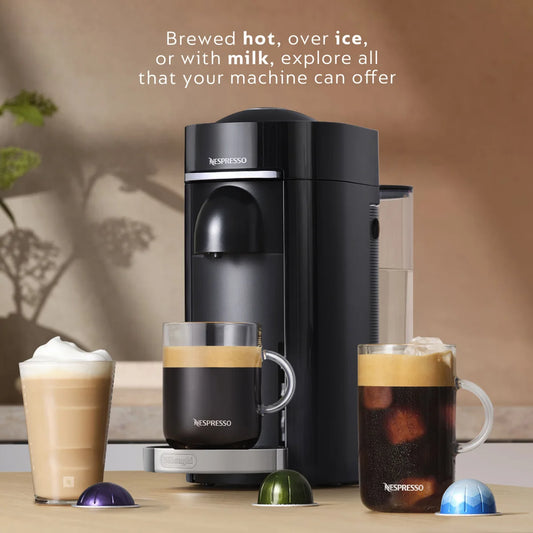 OPEN BOX Nespresso VertuoPlus Deluxe Coffee & Espresso Machine + Aeroccino 3 – Local Pickup