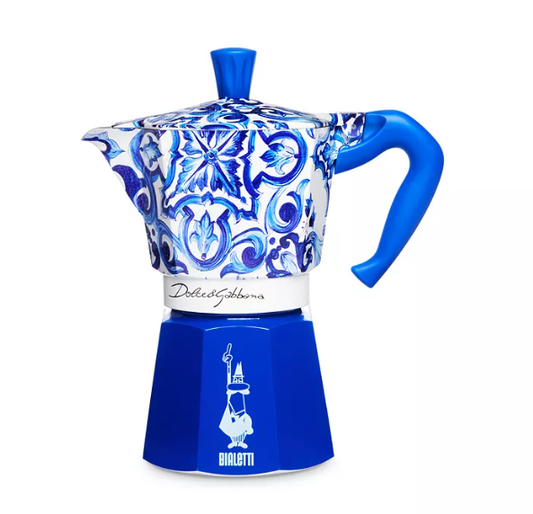 NEW Bialetti x Dolce & Gabbana Moka Express 6-Cup Coffee Maker – Made in Italy.