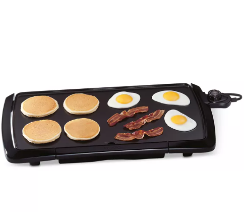 PRESTO 20-Inch Cool Touch Electric Griddle – 1500W – Black – Local Pickup