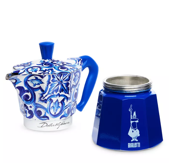 NEW Bialetti x Dolce & Gabbana Moka Express 6-Cup Coffee Maker – Made in Italy.