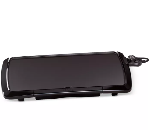 PRESTO 20-Inch Cool Touch Electric Griddle – 1500W – Black – Local Pickup