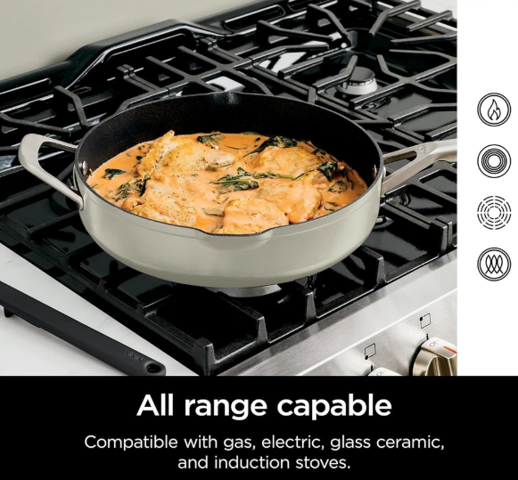 Ninja Foodi NeverStick Premium 4-Qt PossiblePan – Vanilla Bean – Local Pickup