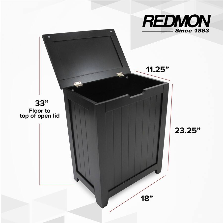 Redmon Contemporary Country Laundry Hamper – Wainscot Wood Panels – Local Pickup.