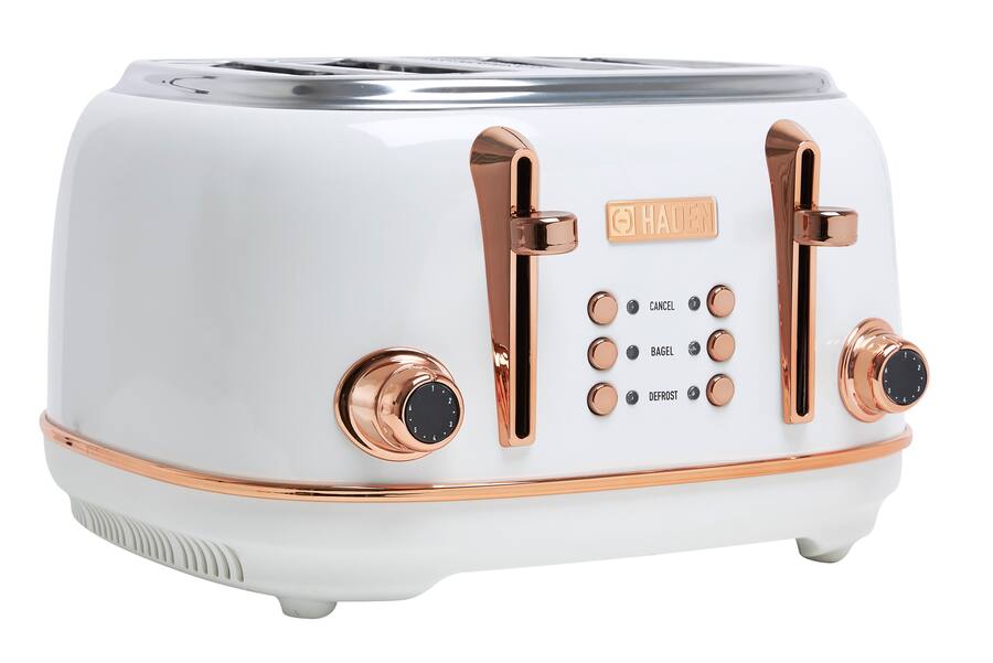 NEW Haden Heritage 4-Slice Retro Toaster – Extra-Wide Slots