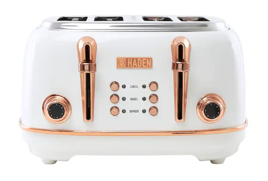 NEW Haden Heritage 4-Slice Retro Toaster – Extra-Wide Slots