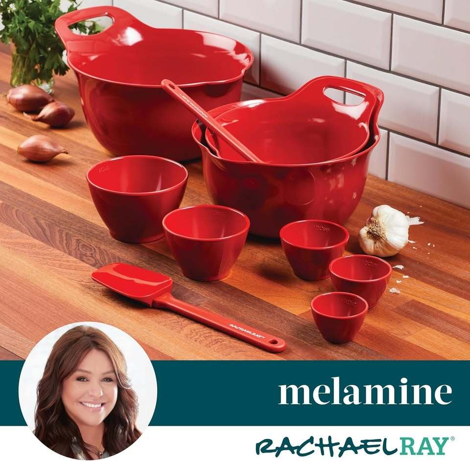 Rachael Ray 10-Piece Mixing Bowl & Measuring Set – Brand New