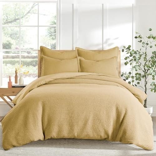 #11 Levtex Home Cloud Waffle Duvet Cover Set, King/Cal King