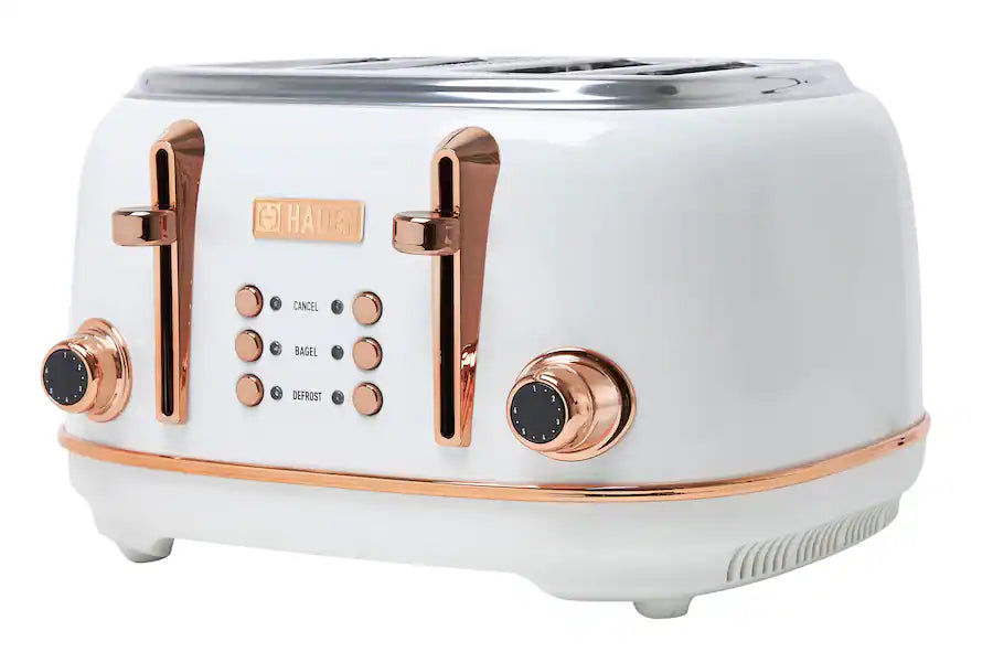 NEW Haden Heritage 4-Slice Retro Toaster – Extra-Wide Slots