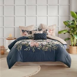 Madison Park Camillia 8-Piece Comforter Set – California King (New)