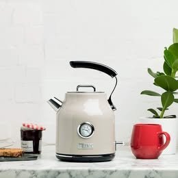 HADEN Dorset Retro Electric Tea Kettle – Beige