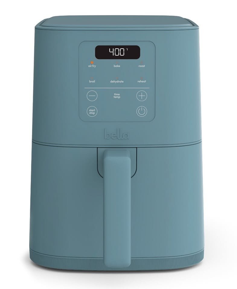 NEW Bella 4QT Slim Air Fryer – EverGoodTM Ceramic Nonstick – 1300W