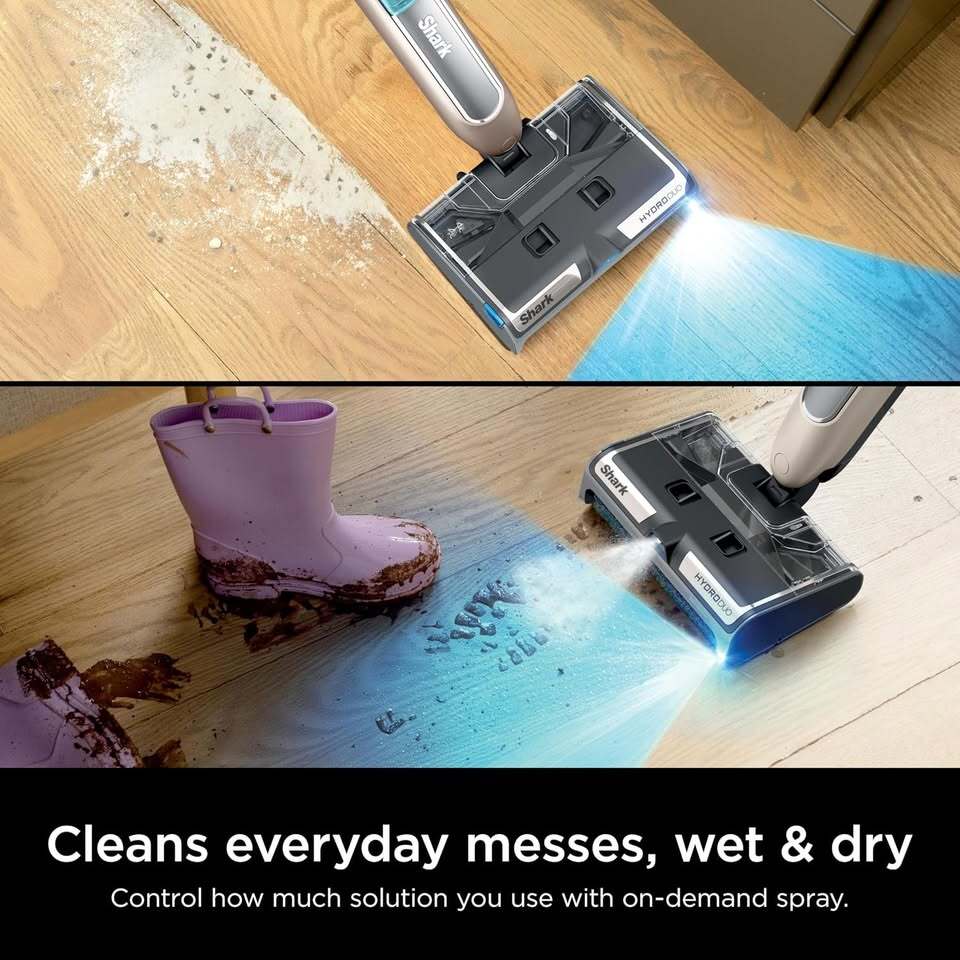 NEW Shark HydroDuo Cordless Wet & Dry Floor Cleaner WW201 Vacuum Mop