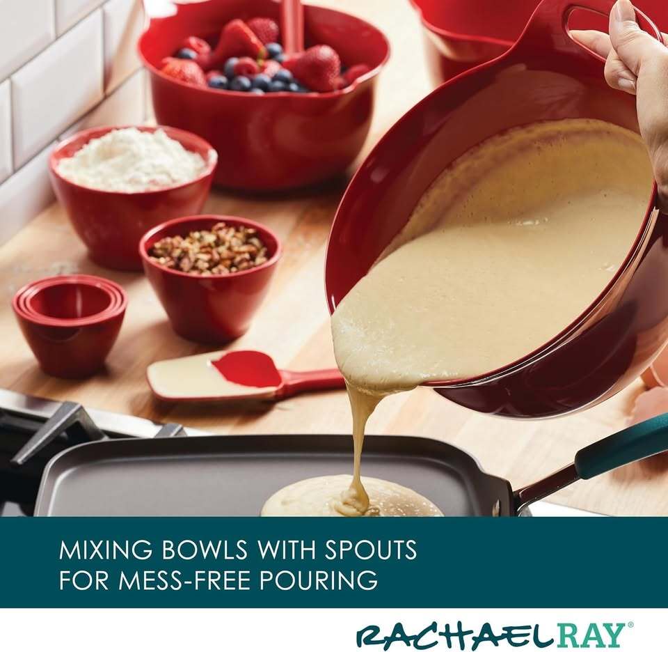 Rachael Ray 10-Piece Mixing Bowl & Measuring Set – Brand New