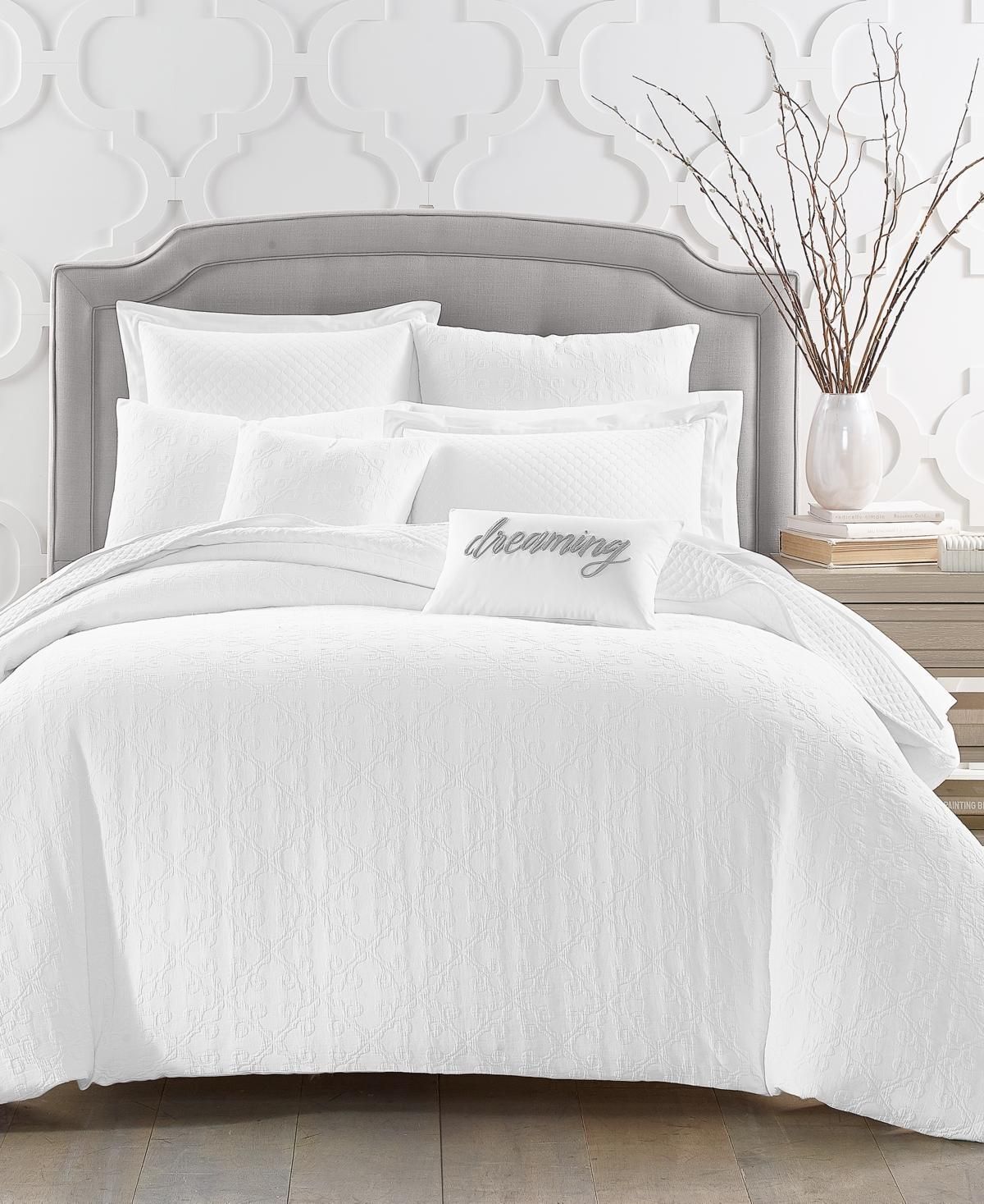 #23 Club Damask Designs Woven Tile 3-Pc. Comforter Set  King
