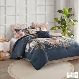 Madison Park Camillia 8-Piece Comforter Set – California King (New)