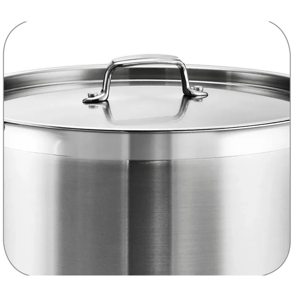 NEW Tramontina Gourmet 24QT Stainless Steel Stock Pot w/ Lid – Induction Ready