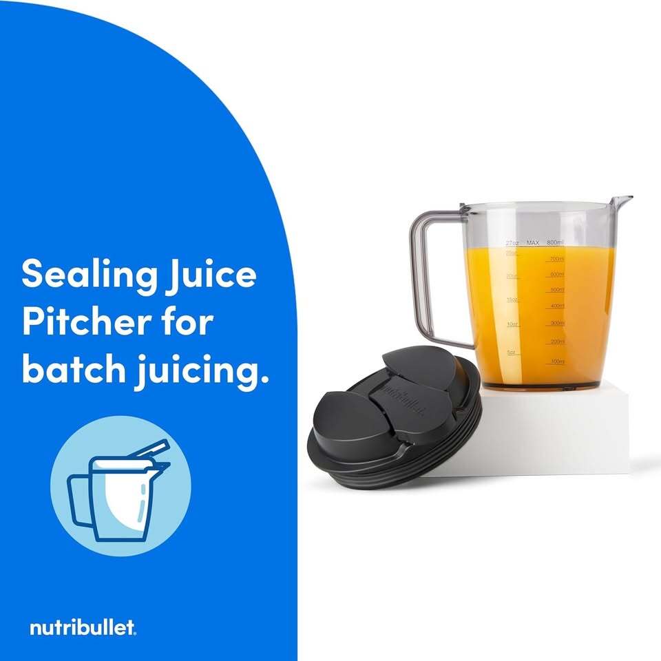 NutriBullet Juicer 800W with 27oz Pitcher – Brand New