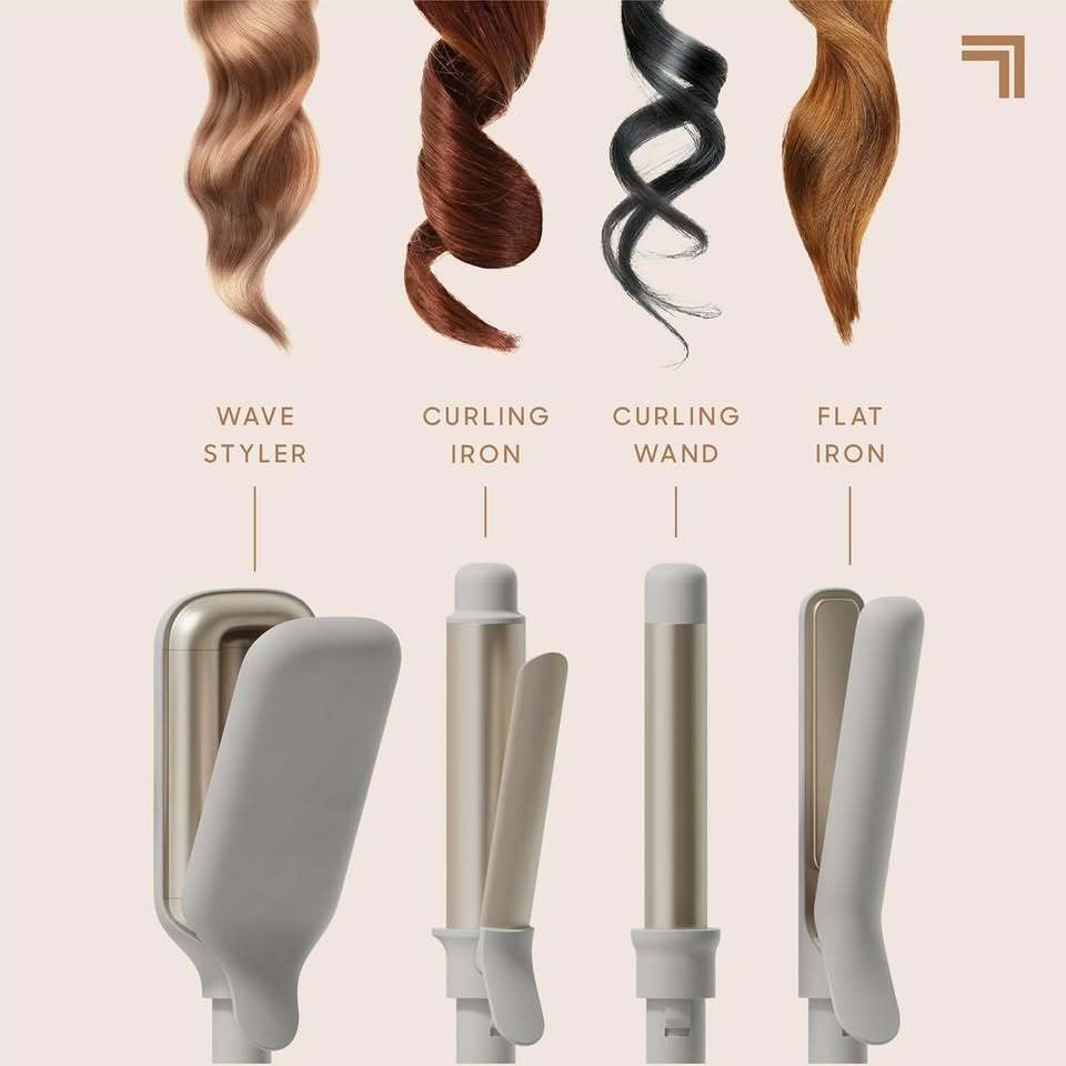 Sharper Image Revel 4-in-1 Hair Styling Iron – Brand New