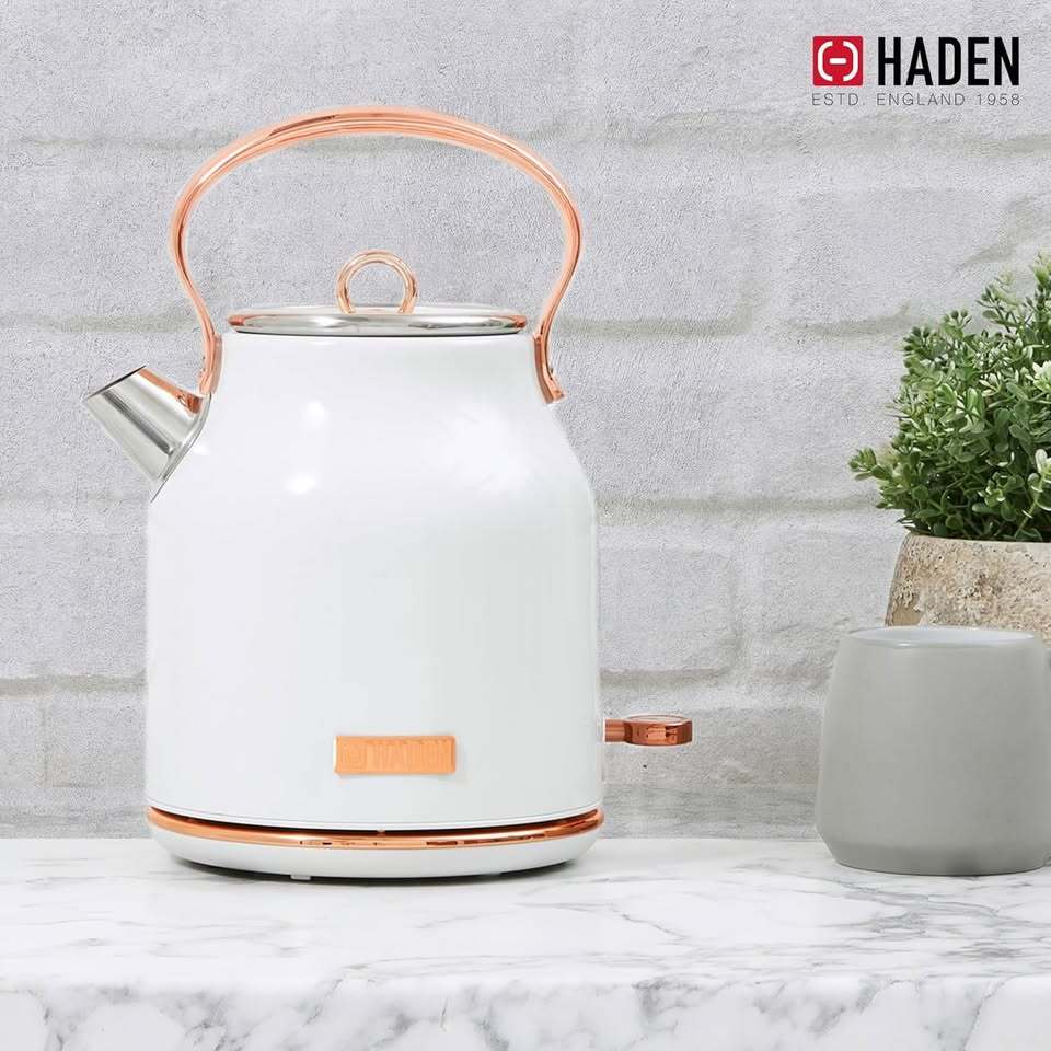 Haden Heritage 1.7L Retro Electric Kettle – Brand New