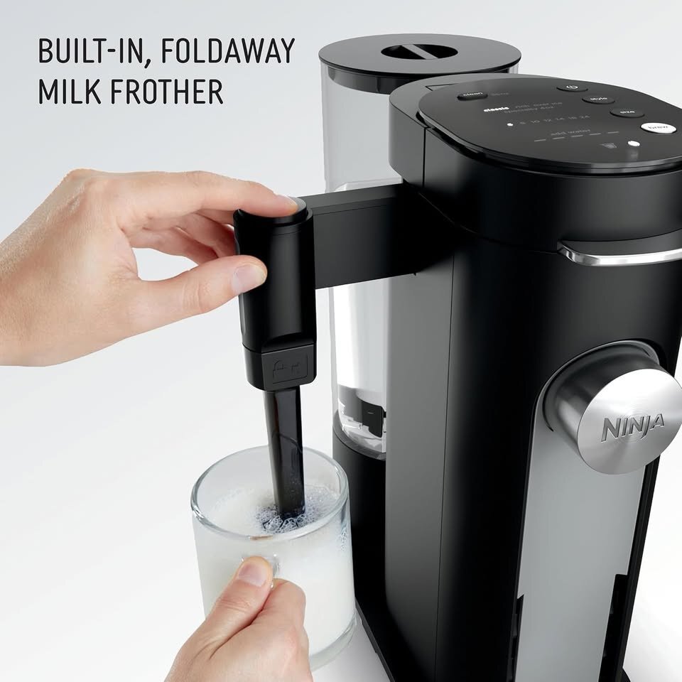 NEW Ninja Pods & Grounds Specialty Coffee Maker PB051 w/ Milk Frother