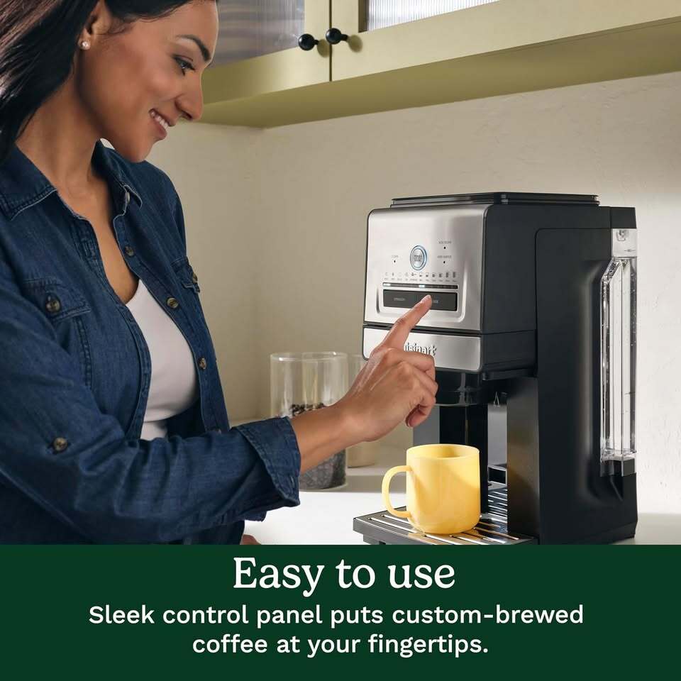 Cuisinart Grind & Brew Single Serve Coffee Maker w/ Burr Grinder DGB-300 Like New