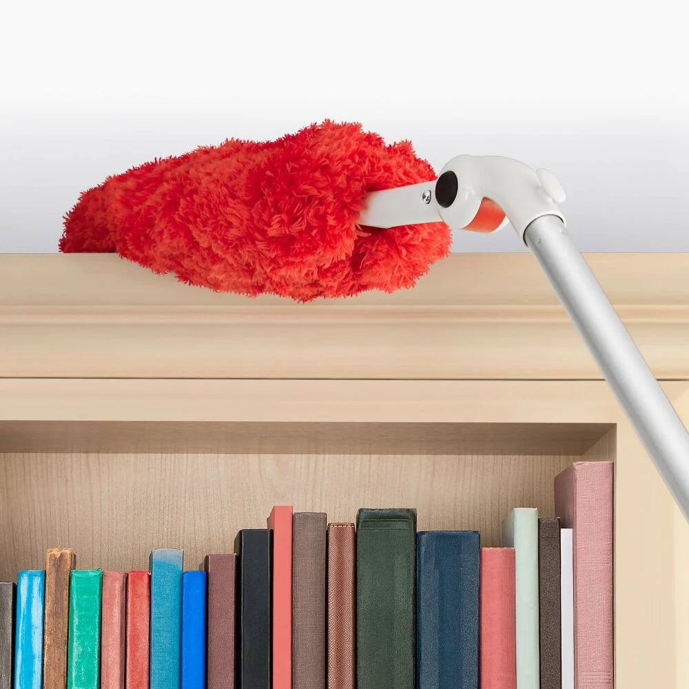 NEW OXO Good Grips Long Reach Dusting System – Extends to 8FT – 3 Heads