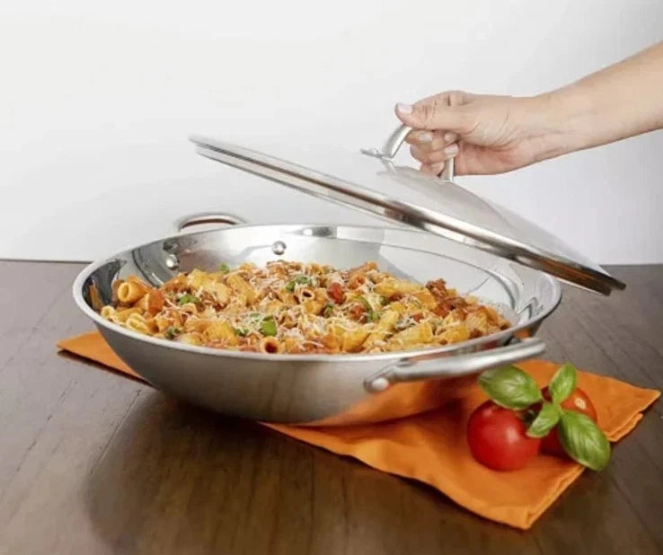 Sedona Kitchen 6.5-Qt Stainless Steel Multipurpose Pan with Glass Lid – Induction – Local Pickup
